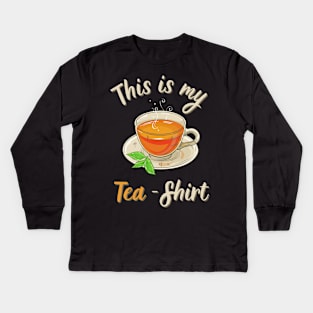 This Is My Tea Shirt Kids Long Sleeve T-Shirt